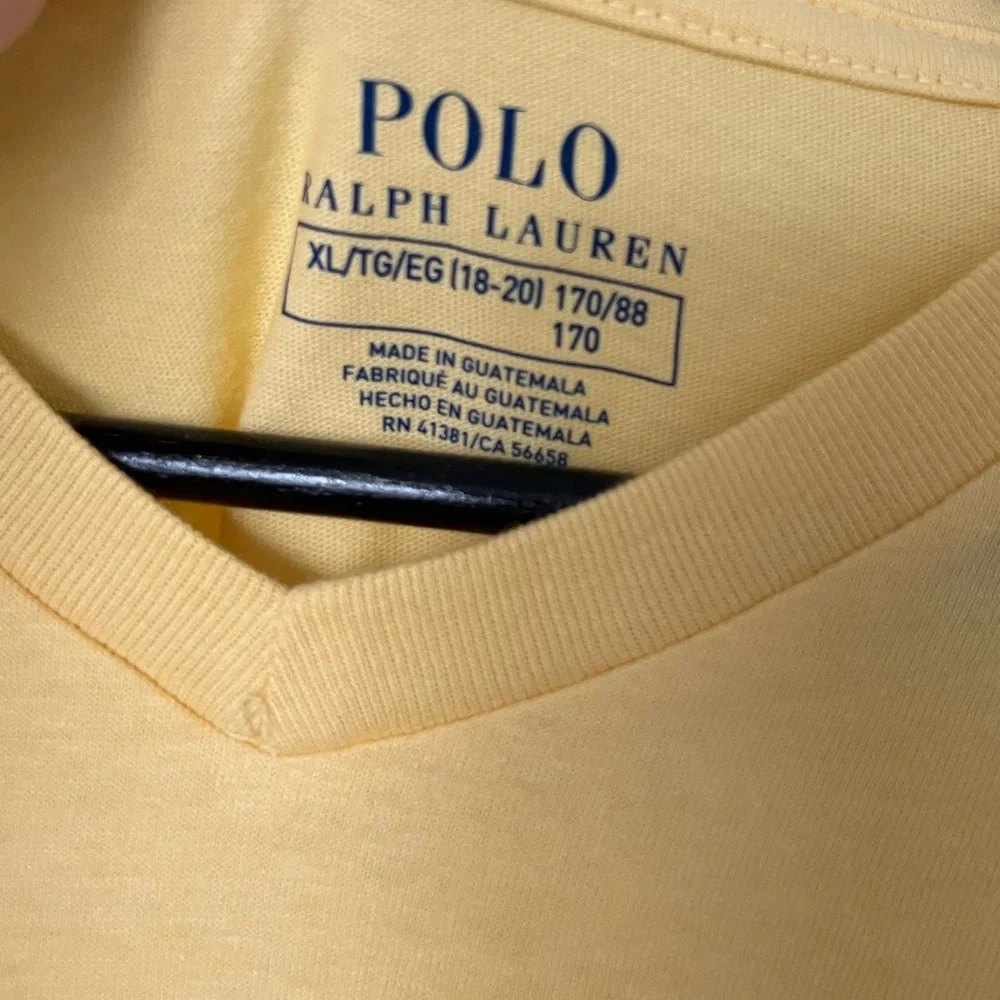 Polo Ralph Lauren yellow boy’s tee